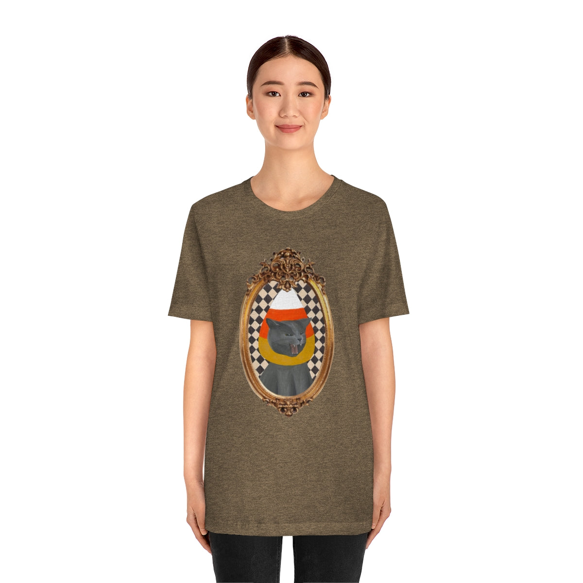 Framed Candy Corn Toni Unisex Jersey Short Sleeve Tee