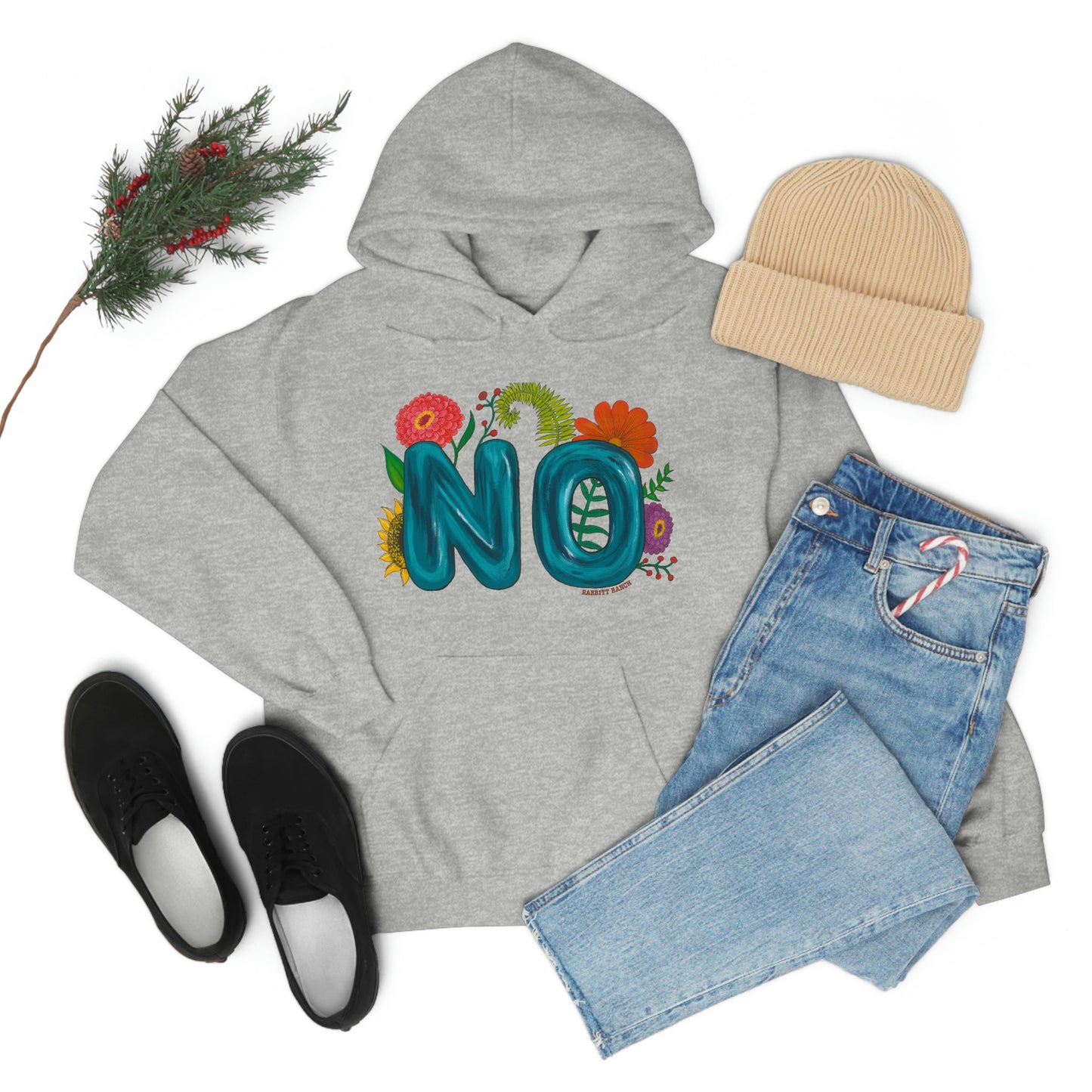 "NO" Unisex Heavy Blend™ Hooded Sweatshirt