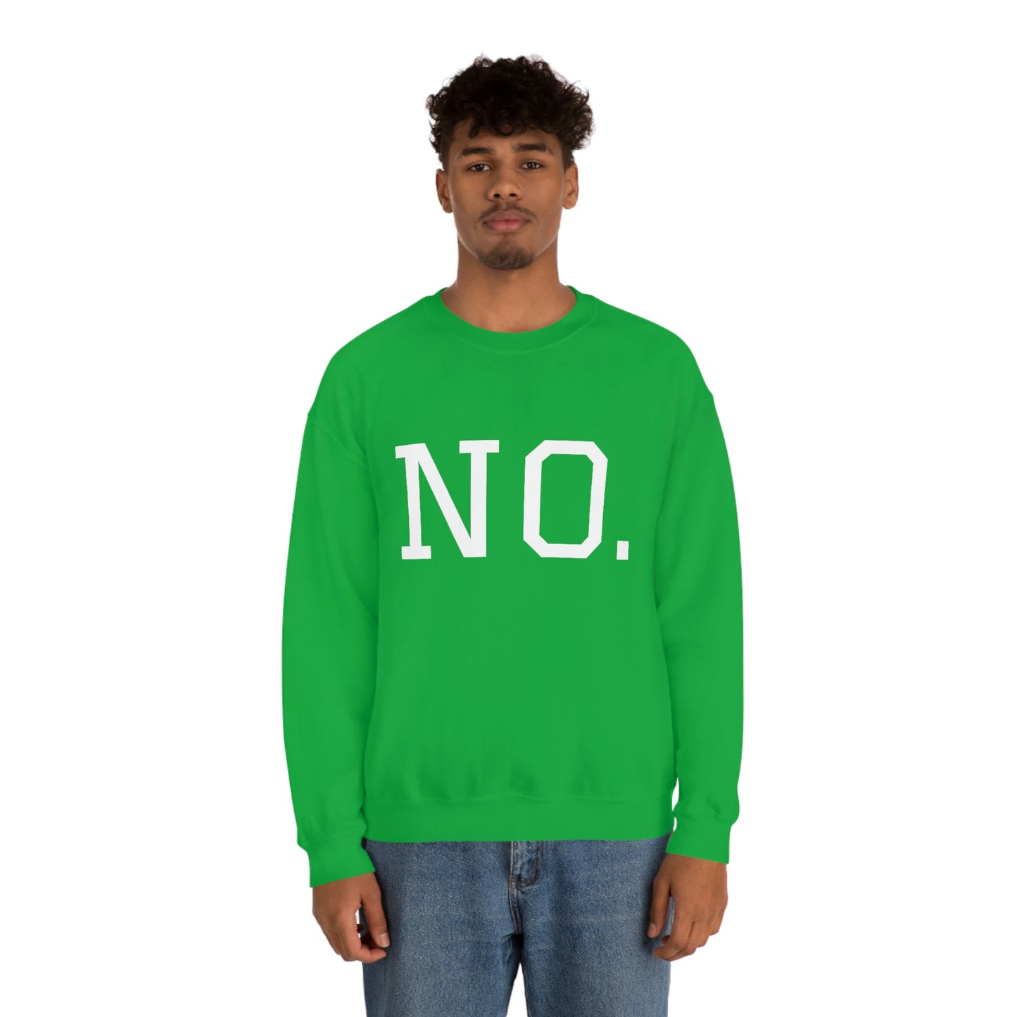 "NO" Unisex Heavy Blend™ Crewneck Sweatshirt