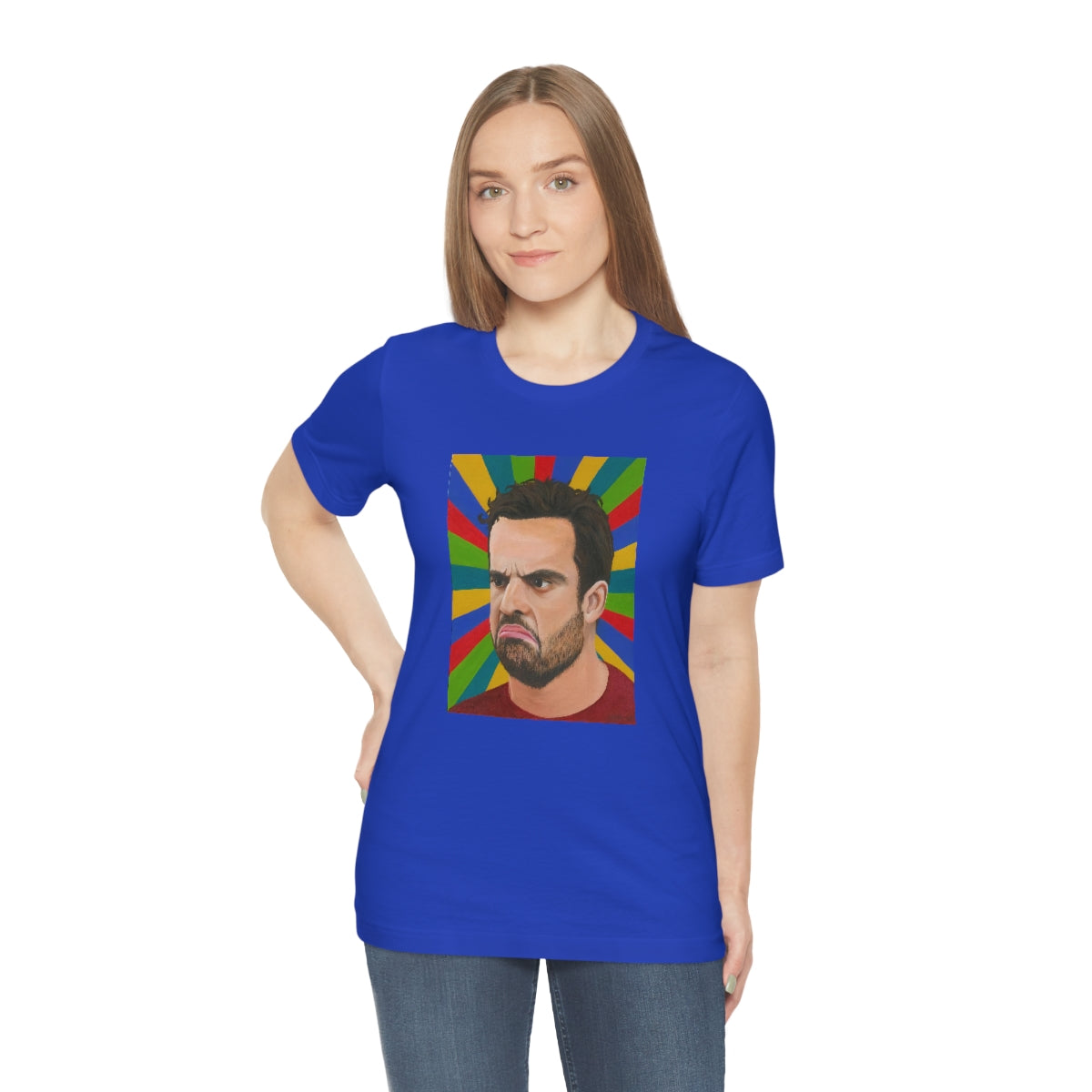 Turtle Face Nick Unisex Jersey Short Sleeve Tee