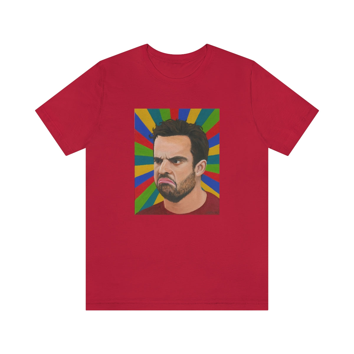 Turtle Face Nick Unisex Jersey Short Sleeve Tee