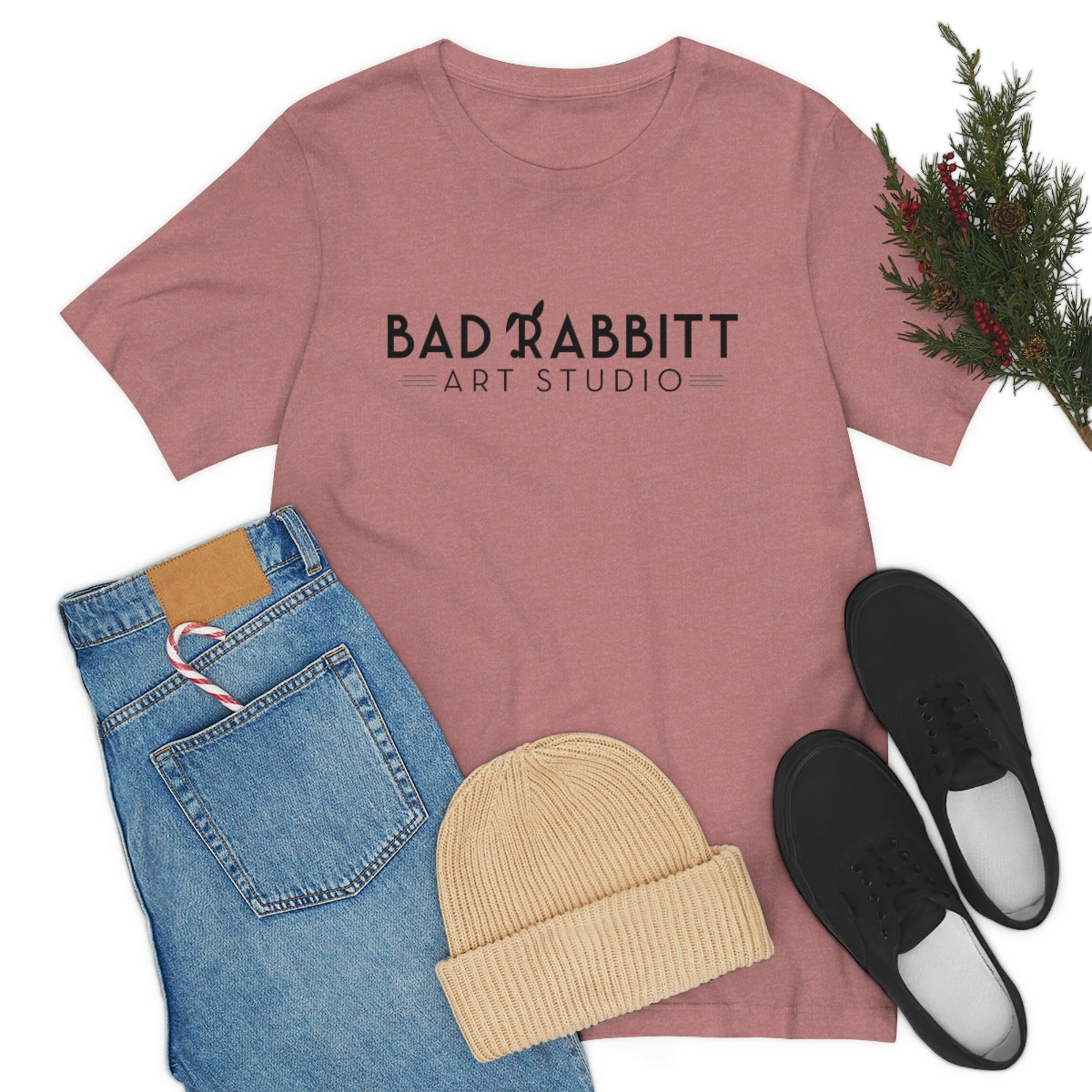 Bad Rabbitt Art Studio Unisex Jersey Short Sleeve Tee