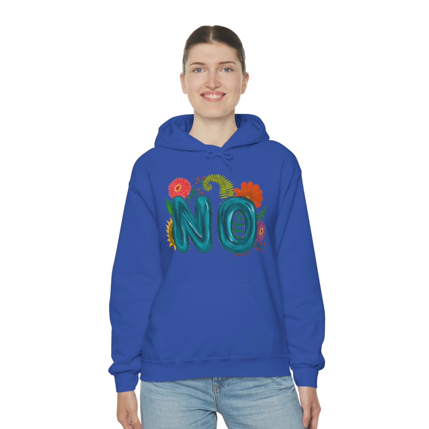 "NO" Unisex Heavy Blend™ Hooded Sweatshirt