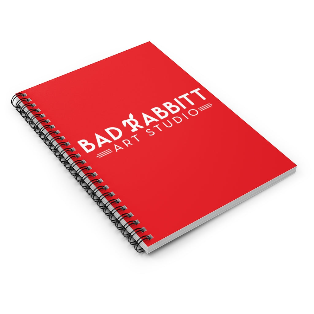Bad Rabbitt Art Studio Spiral Notebook - Ruled Line