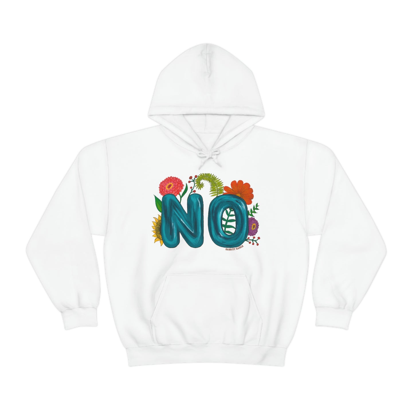 "NO" Unisex Heavy Blend™ Hooded Sweatshirt