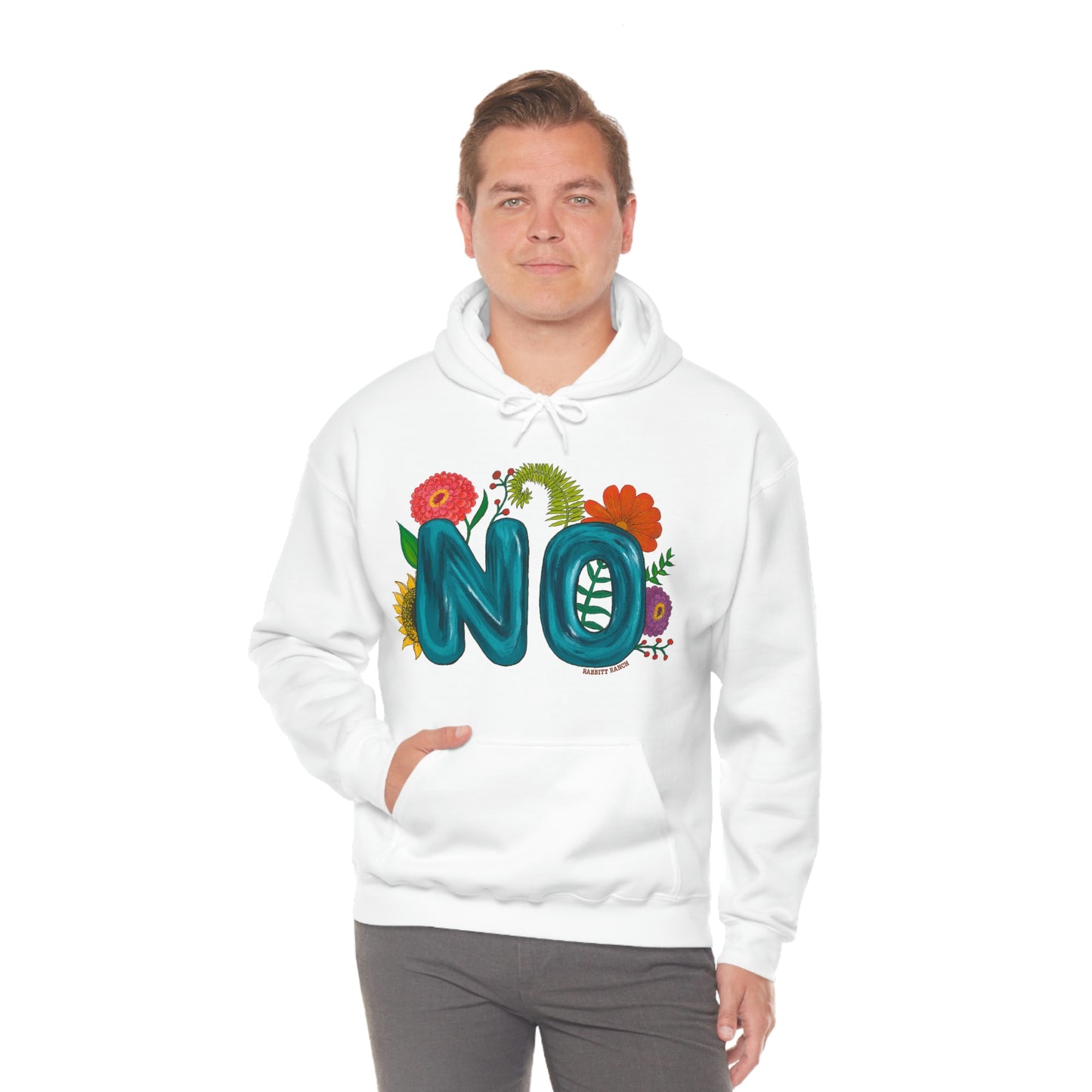 "NO" Unisex Heavy Blend™ Hooded Sweatshirt