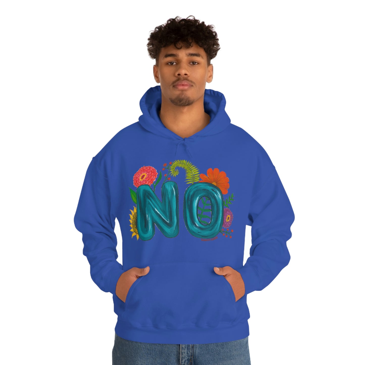 "NO" Unisex Heavy Blend™ Hooded Sweatshirt