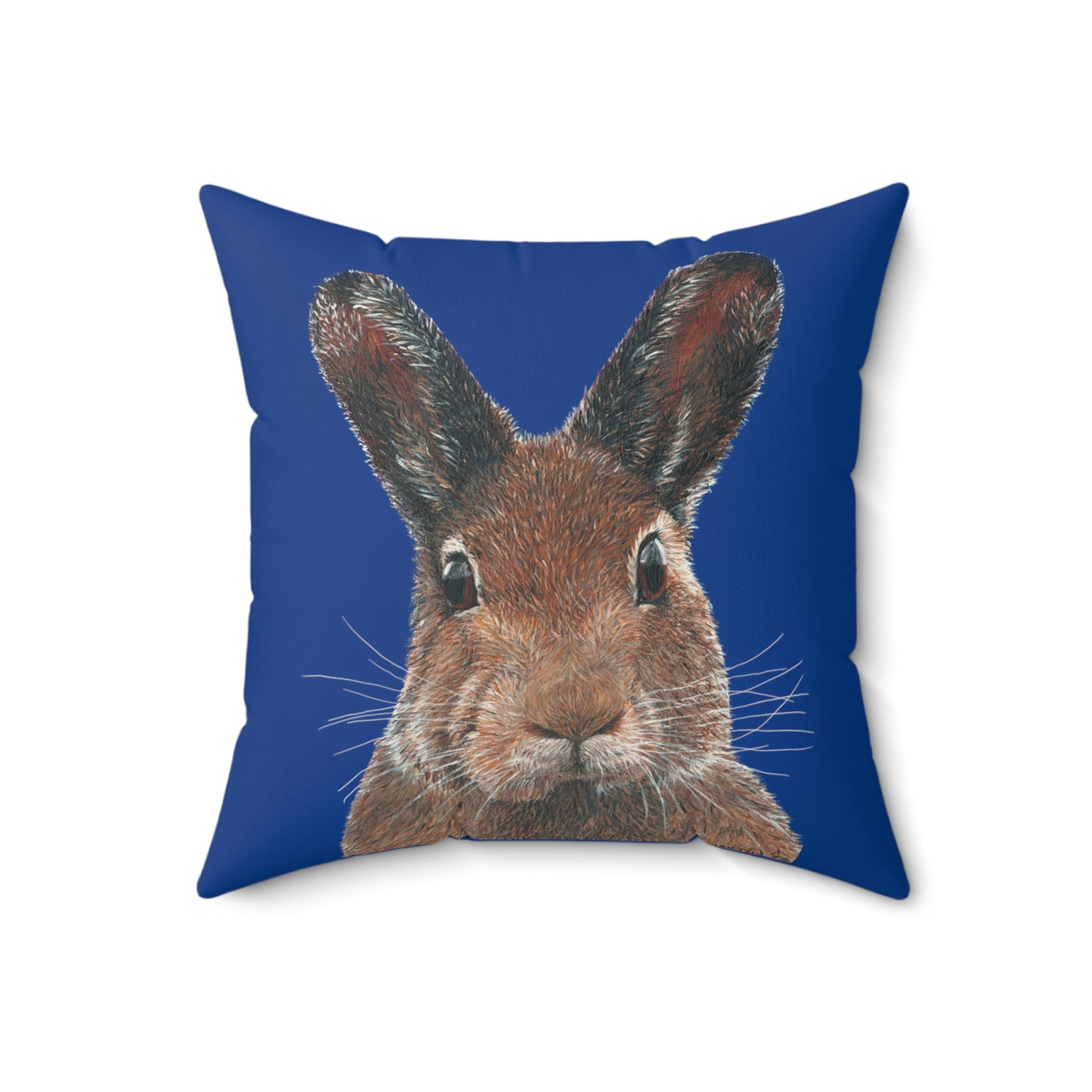 Carl the Rabbit Spun Polyester Square Pillow