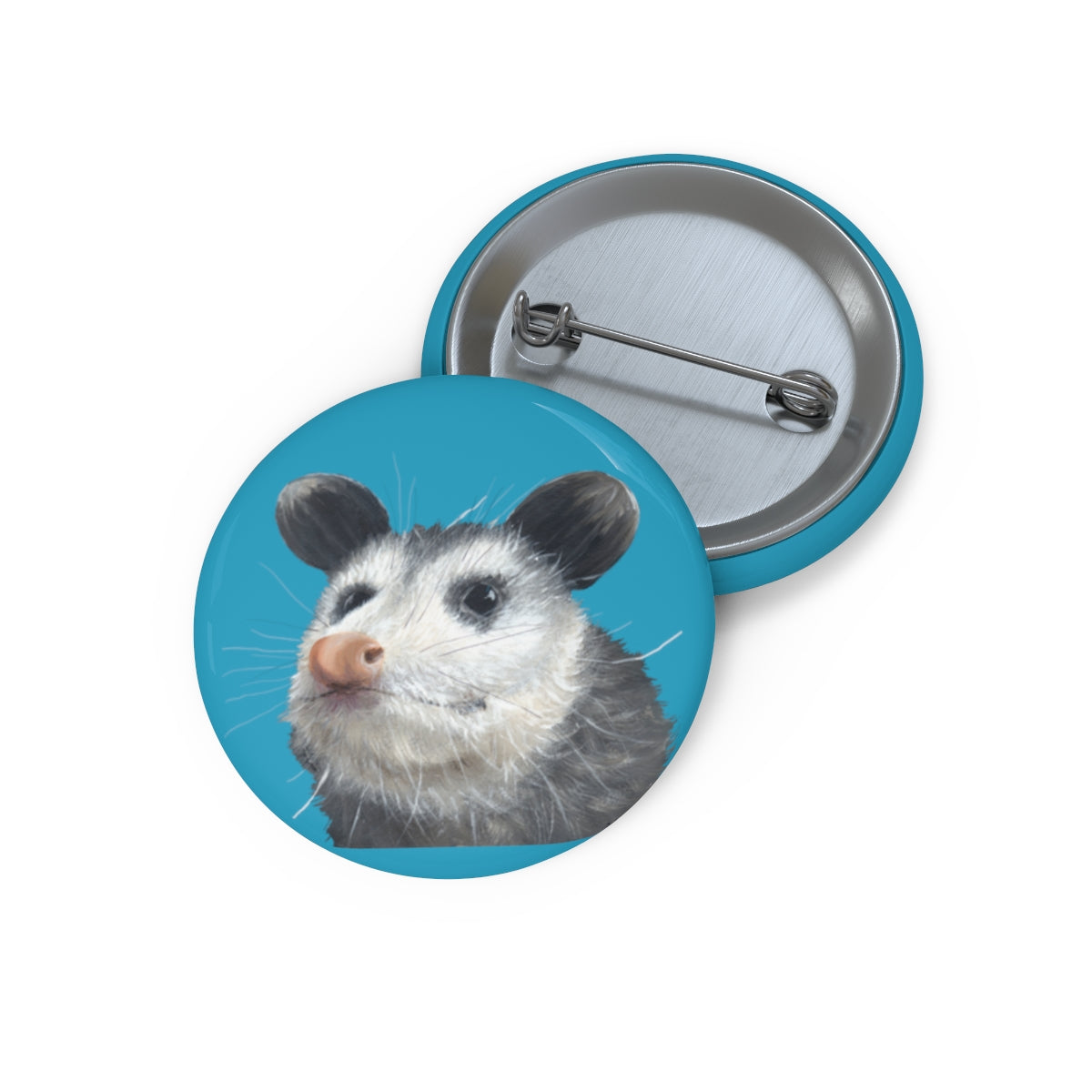 Baby Opossum Custom Pin Buttons