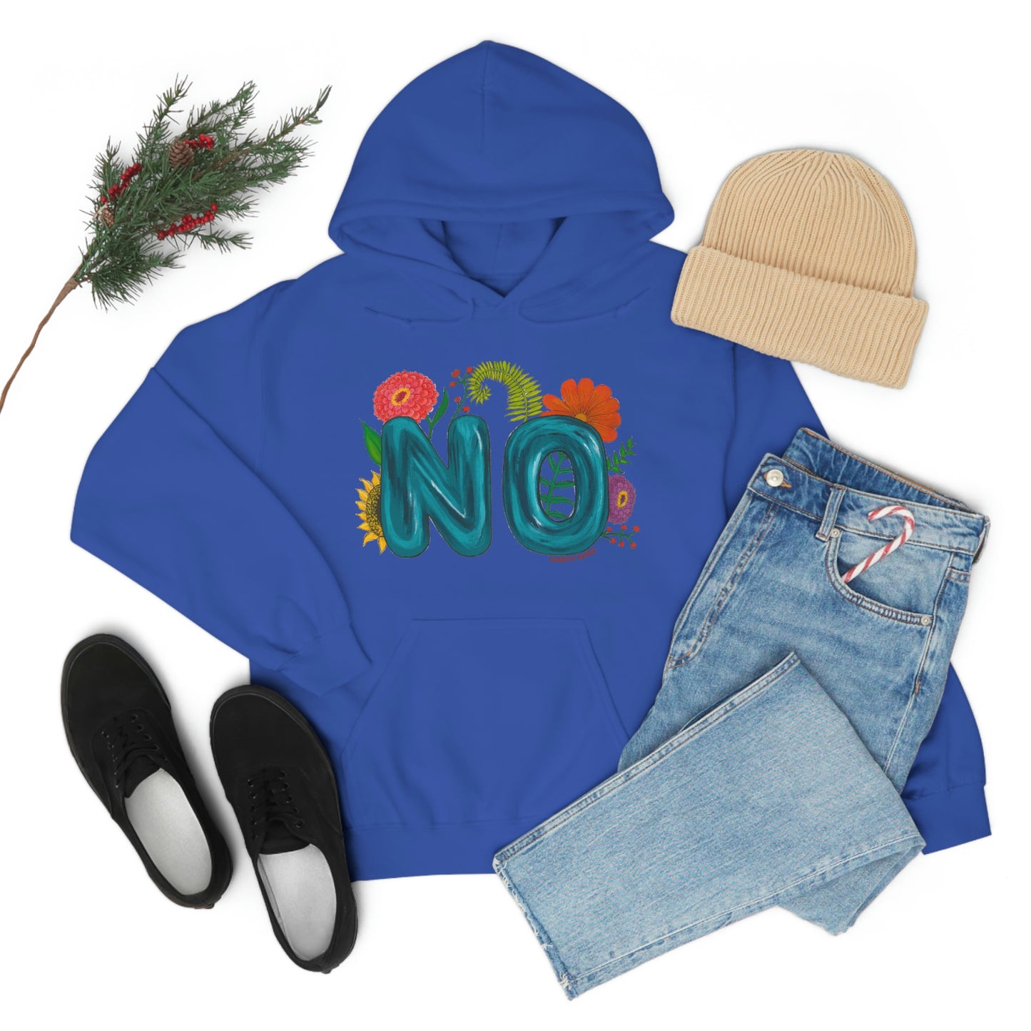 "NO" Unisex Heavy Blend™ Hooded Sweatshirt