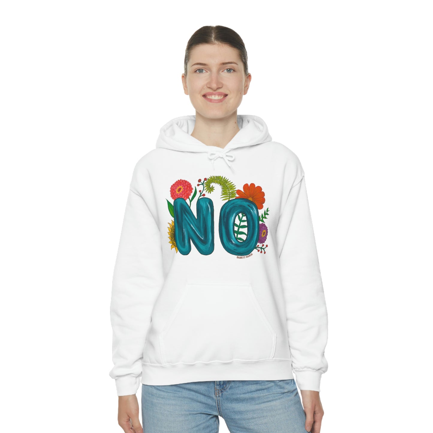 "NO" Unisex Heavy Blend™ Hooded Sweatshirt
