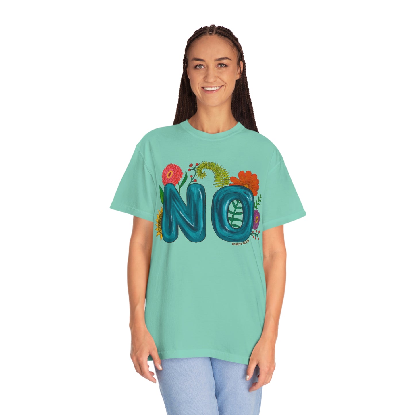 'NO" COMFORT COLORS Unisex Garment-Dyed T-shirt