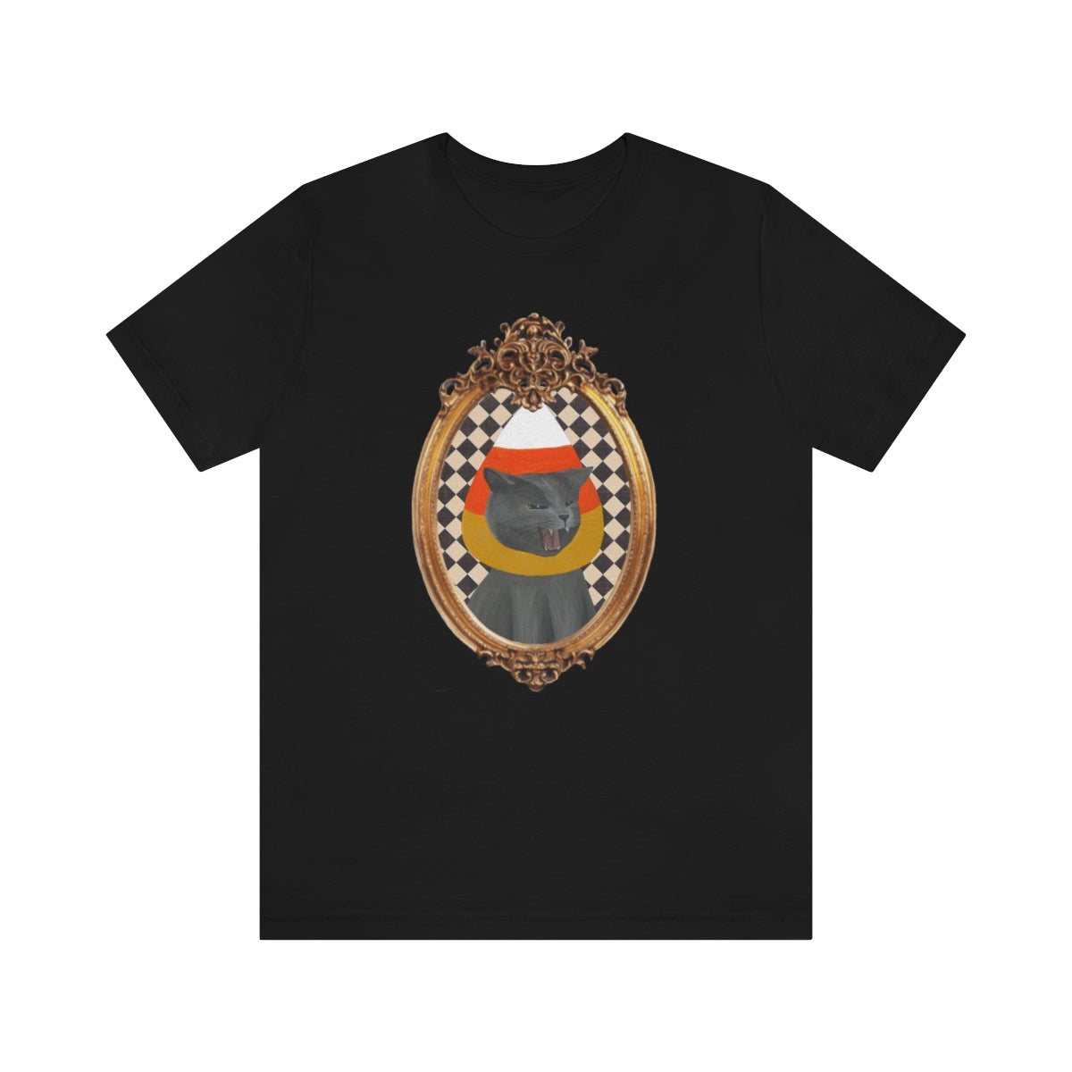 Framed Candy Corn Toni Unisex Jersey Short Sleeve Tee