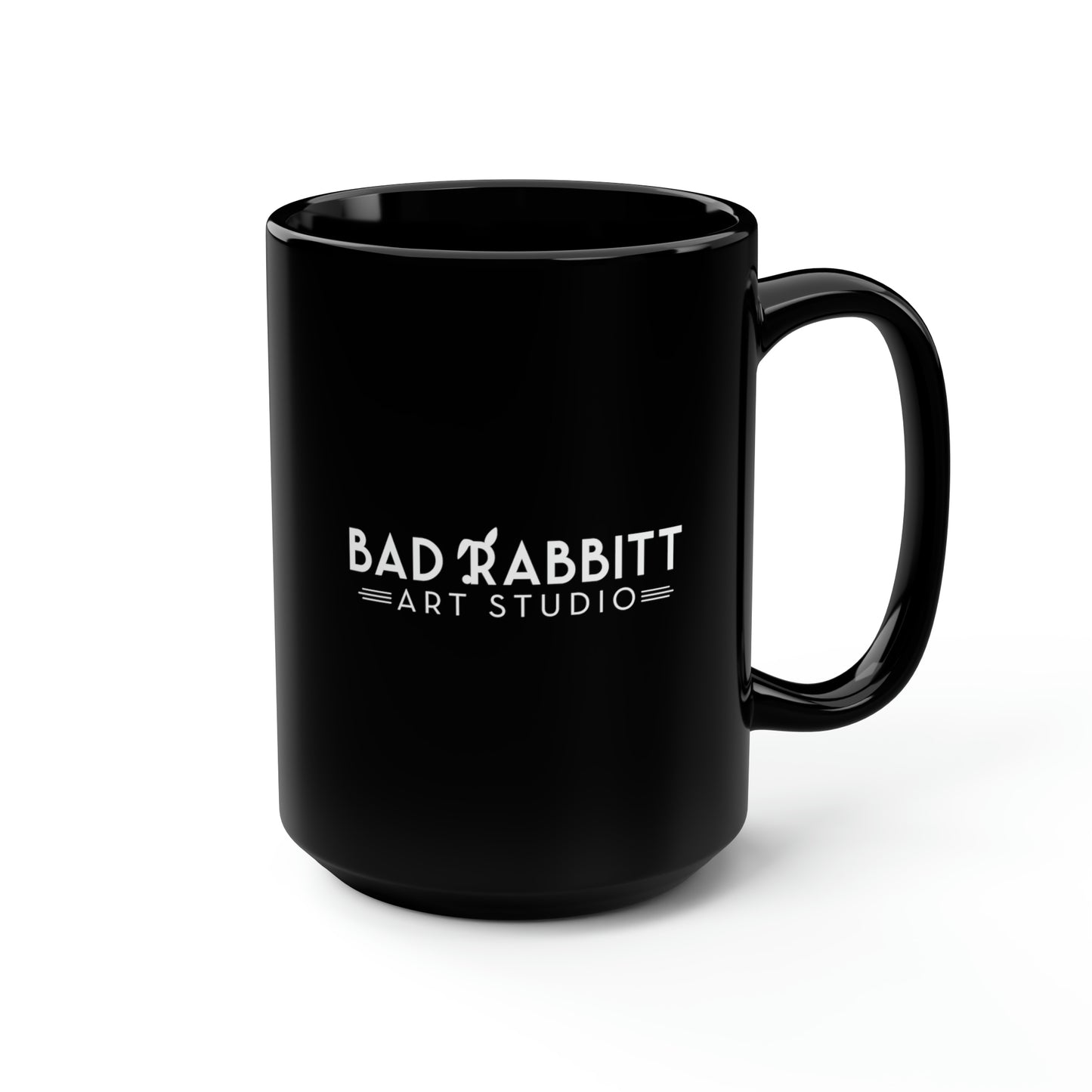Be Bright Do Right Basic Black Mug, 15oz