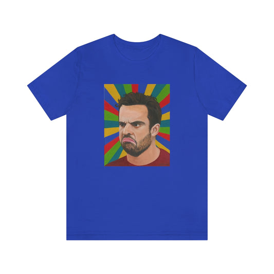 Turtle Face Nick Unisex Jersey Short Sleeve Tee