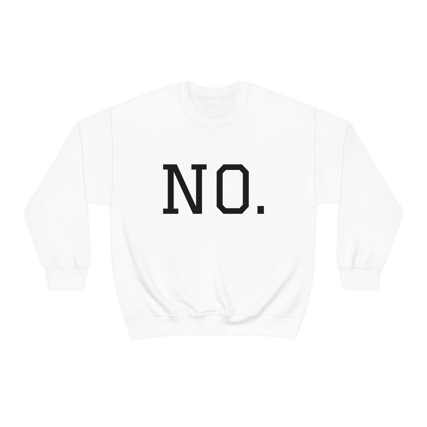 "NO" Unisex Heavy Blend™ Crewneck Sweatshirt