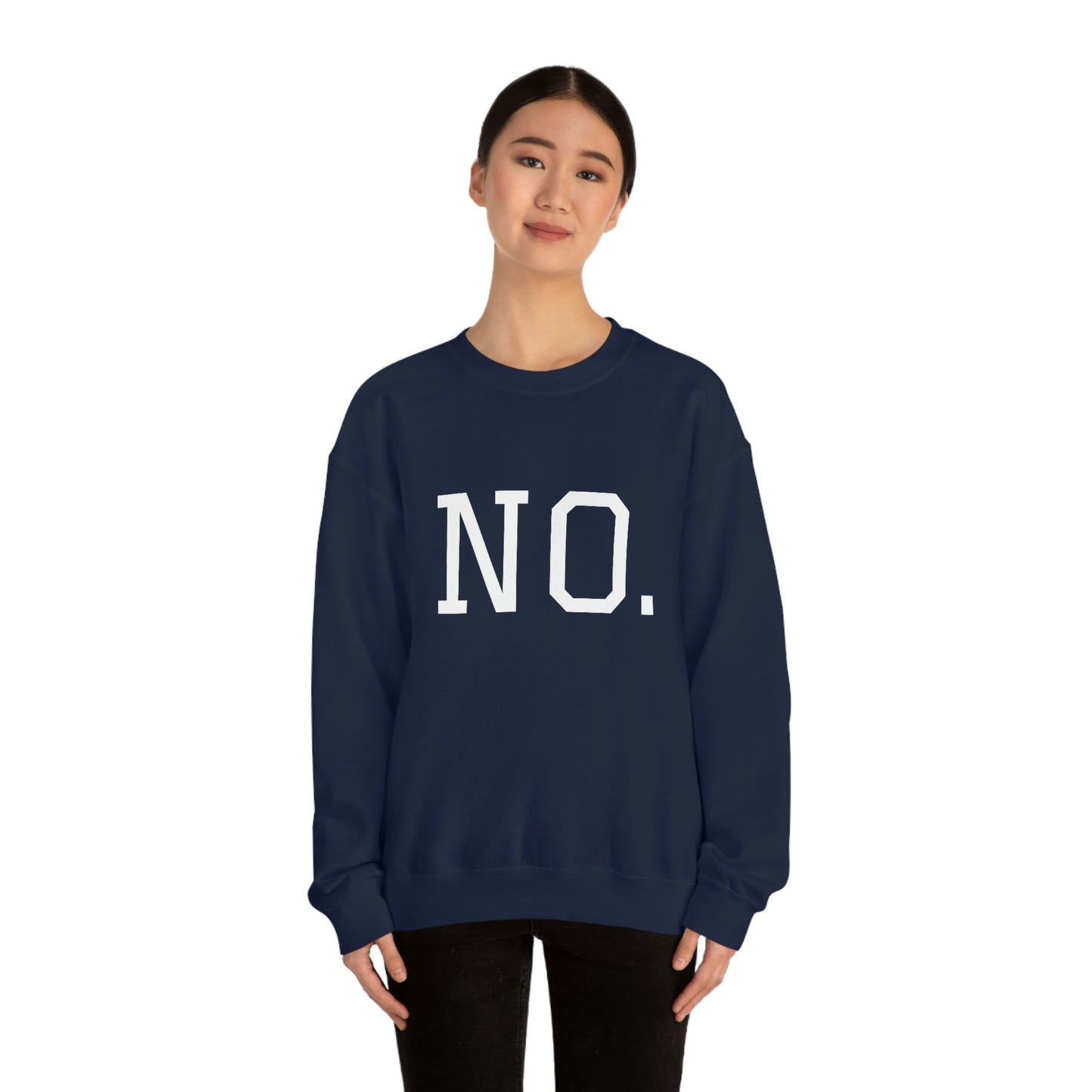 "NO" Unisex Heavy Blend™ Crewneck Sweatshirt