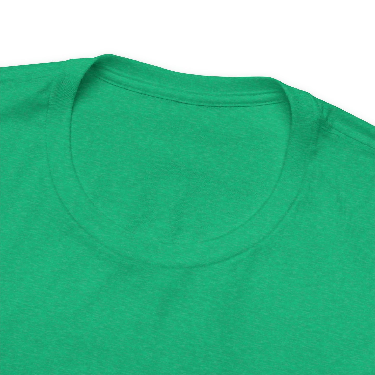 be bright do right with Bad Rabbitt Art Studio logo on back - Unisex Jersey Short Sleeve Tee