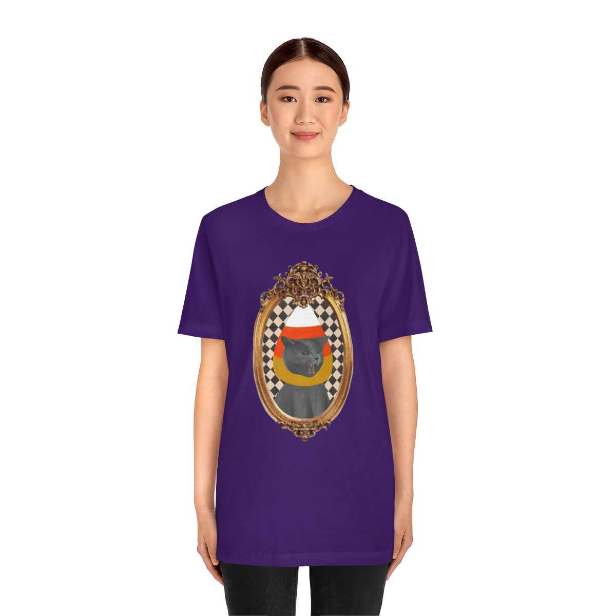 Framed Candy Corn Toni Unisex Jersey Short Sleeve Tee