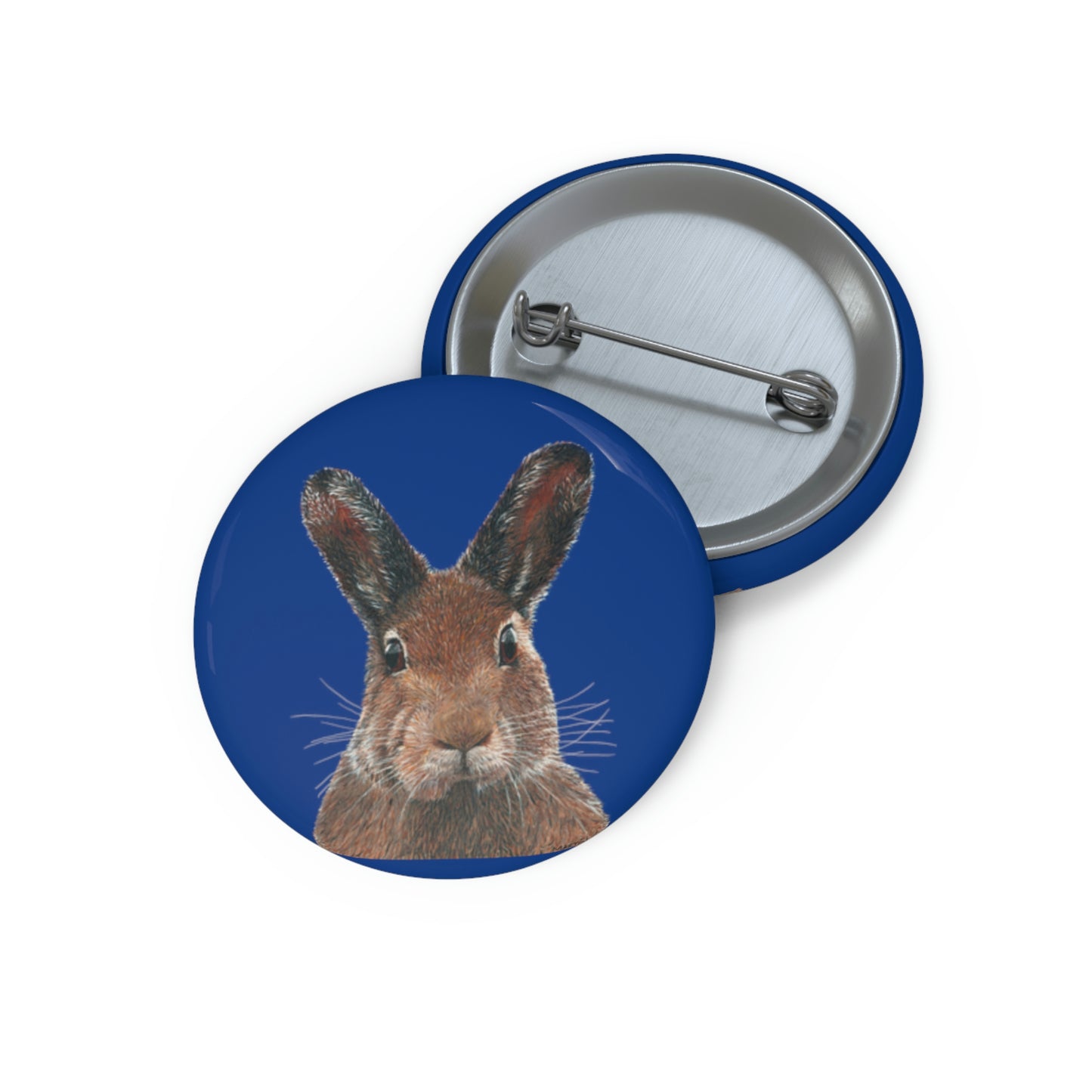 Carl the Rabbit Custom Pin Buttons