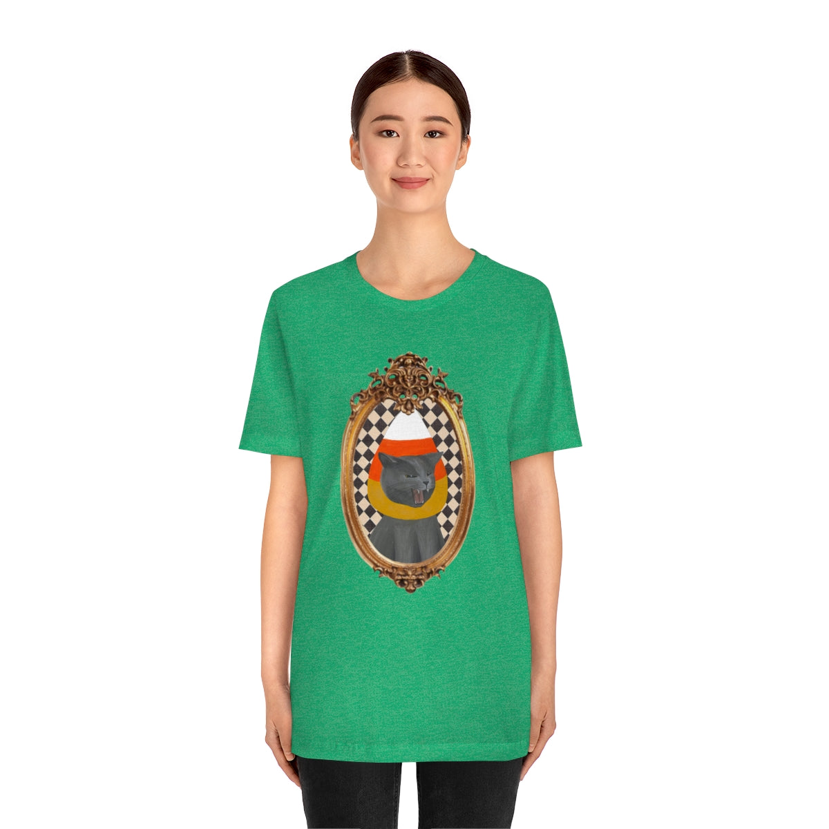 Framed Candy Corn Toni Unisex Jersey Short Sleeve Tee