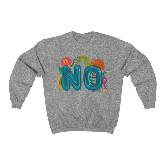 "NO" Unisex Heavy Blend™ Crewneck Sweatshirt