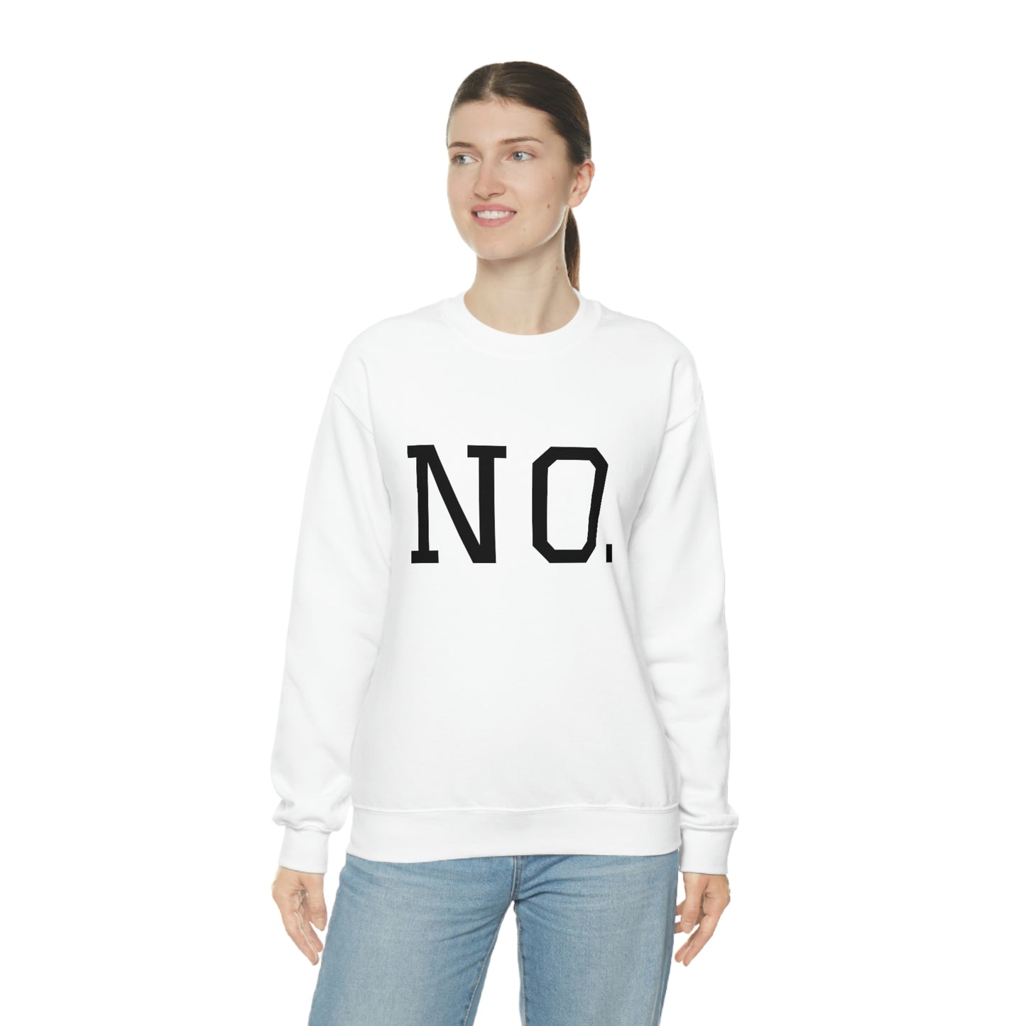 "NO" Unisex Heavy Blend™ Crewneck Sweatshirt