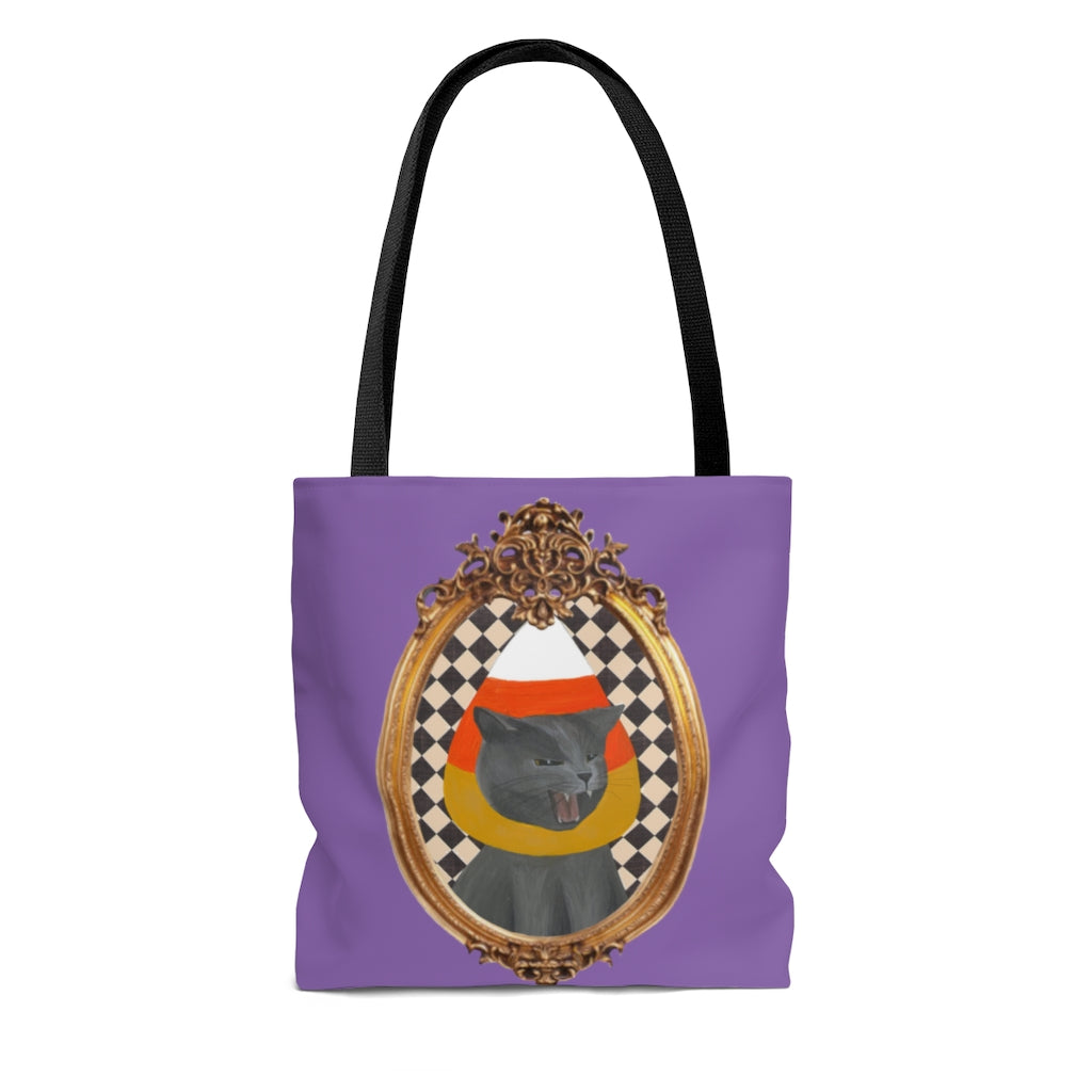 Framed Candy Corn Toni AOP Tote Bag