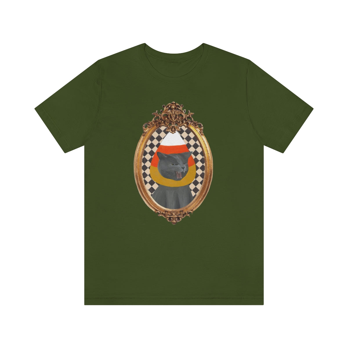 Framed Candy Corn Toni Unisex Jersey Short Sleeve Tee