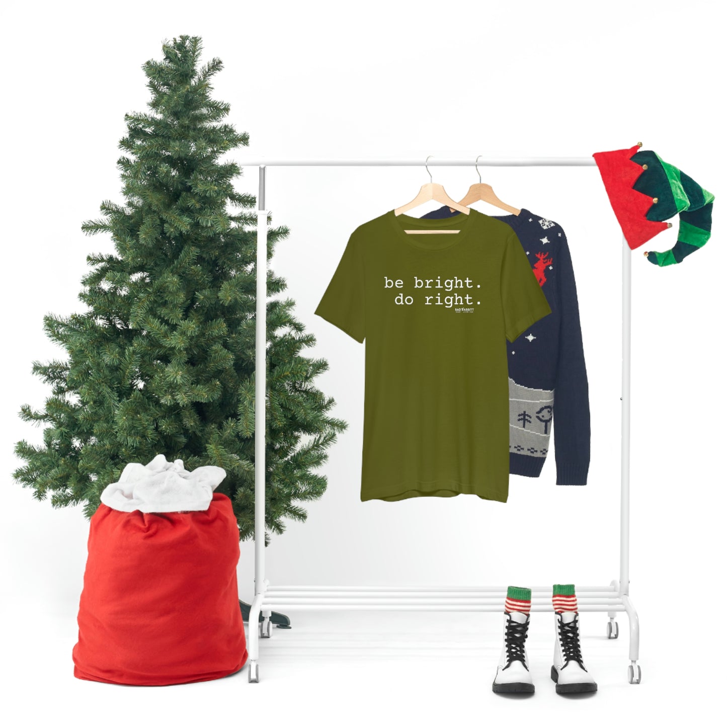 Be Bright Do Right Basic Unisex Jersey Short Sleeve Tee
