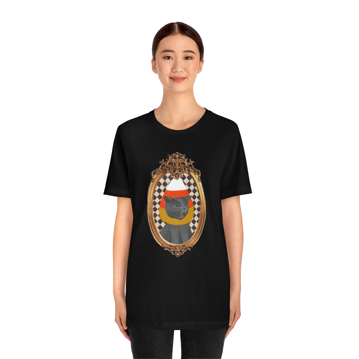 Framed Candy Corn Toni Unisex Jersey Short Sleeve Tee