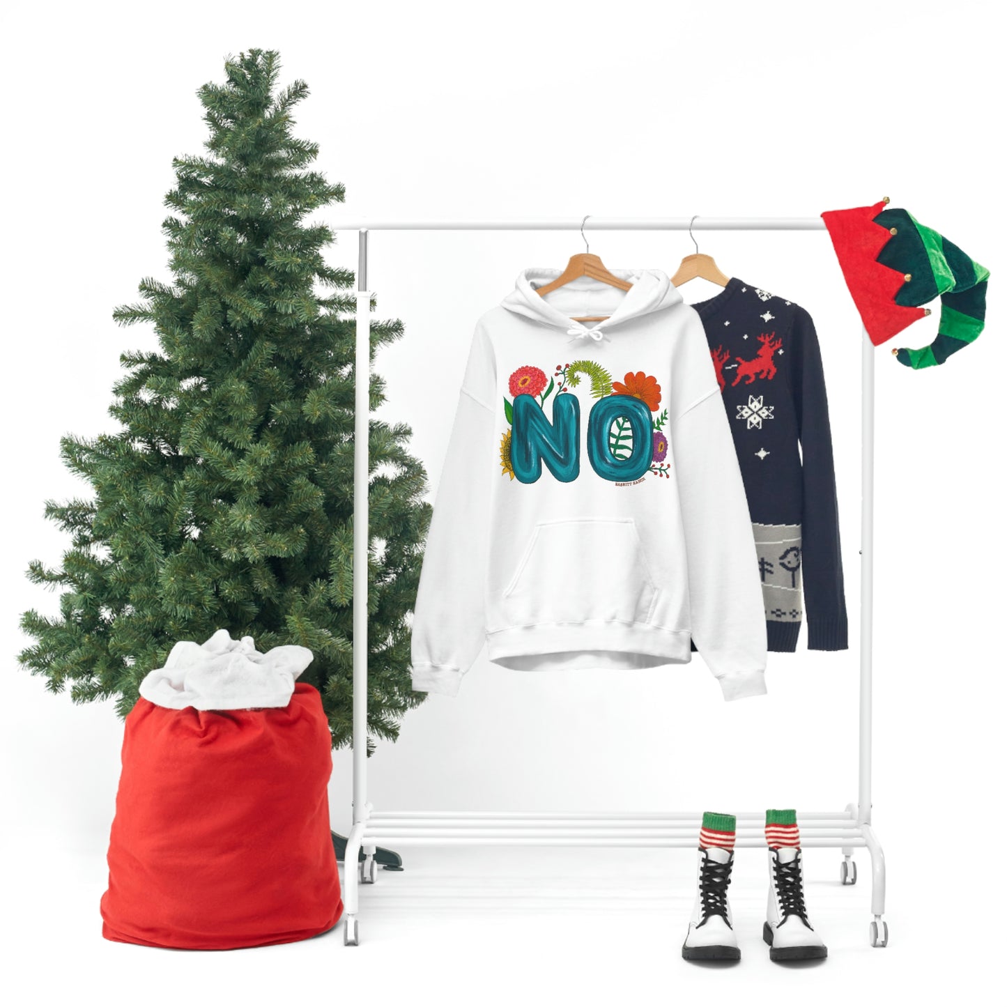 "NO" Unisex Heavy Blend™ Hooded Sweatshirt