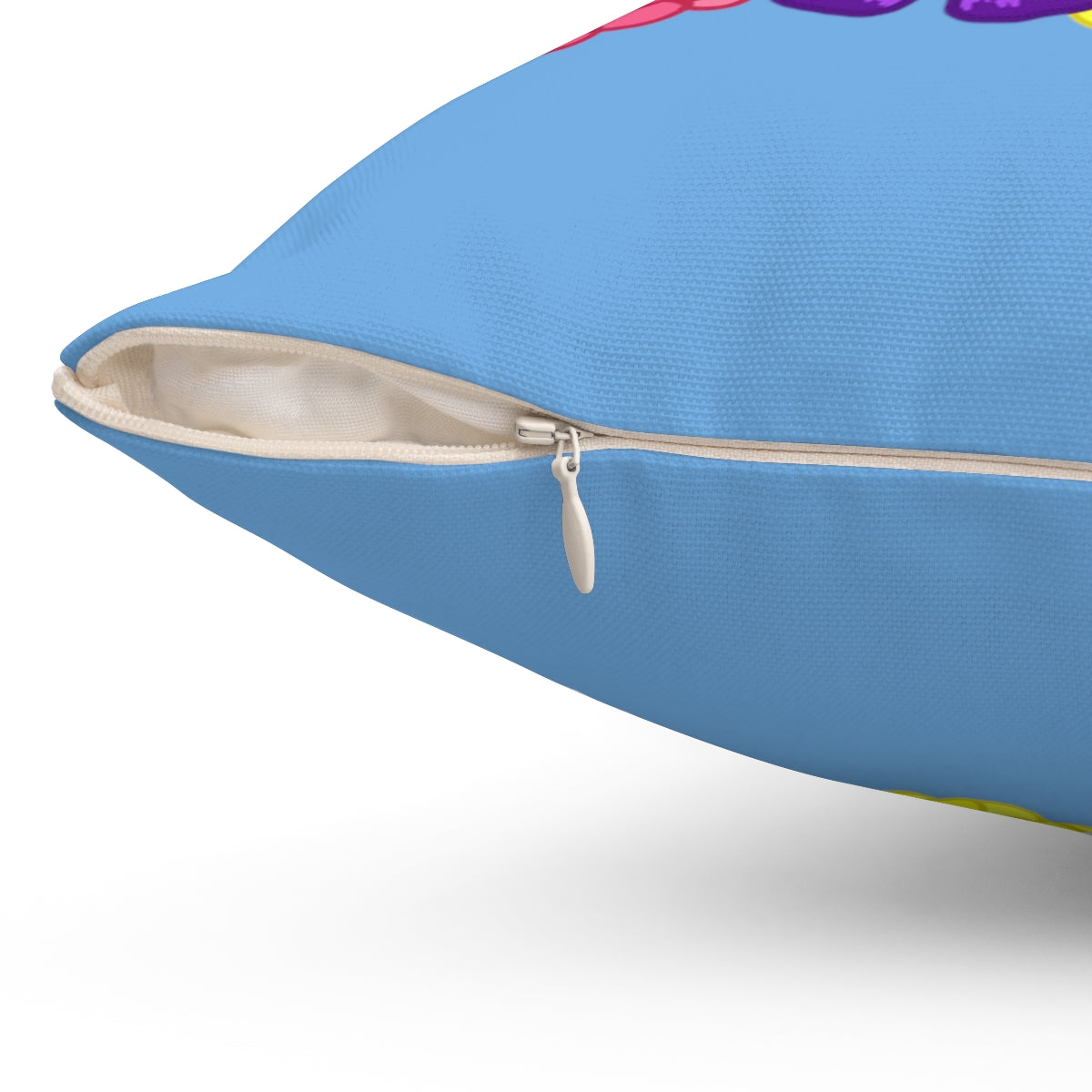 BE BRIGHT DO RIGHT Spun Polyester Square Pillow