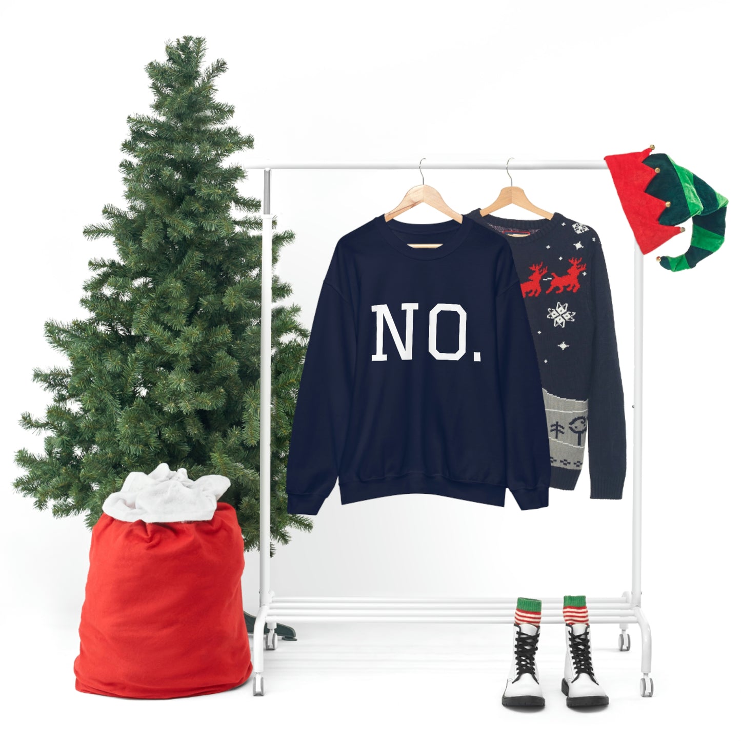 "NO" Unisex Heavy Blend™ Crewneck Sweatshirt