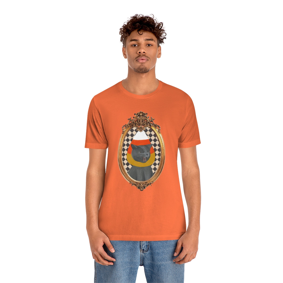 Framed Candy Corn Toni Unisex Jersey Short Sleeve Tee