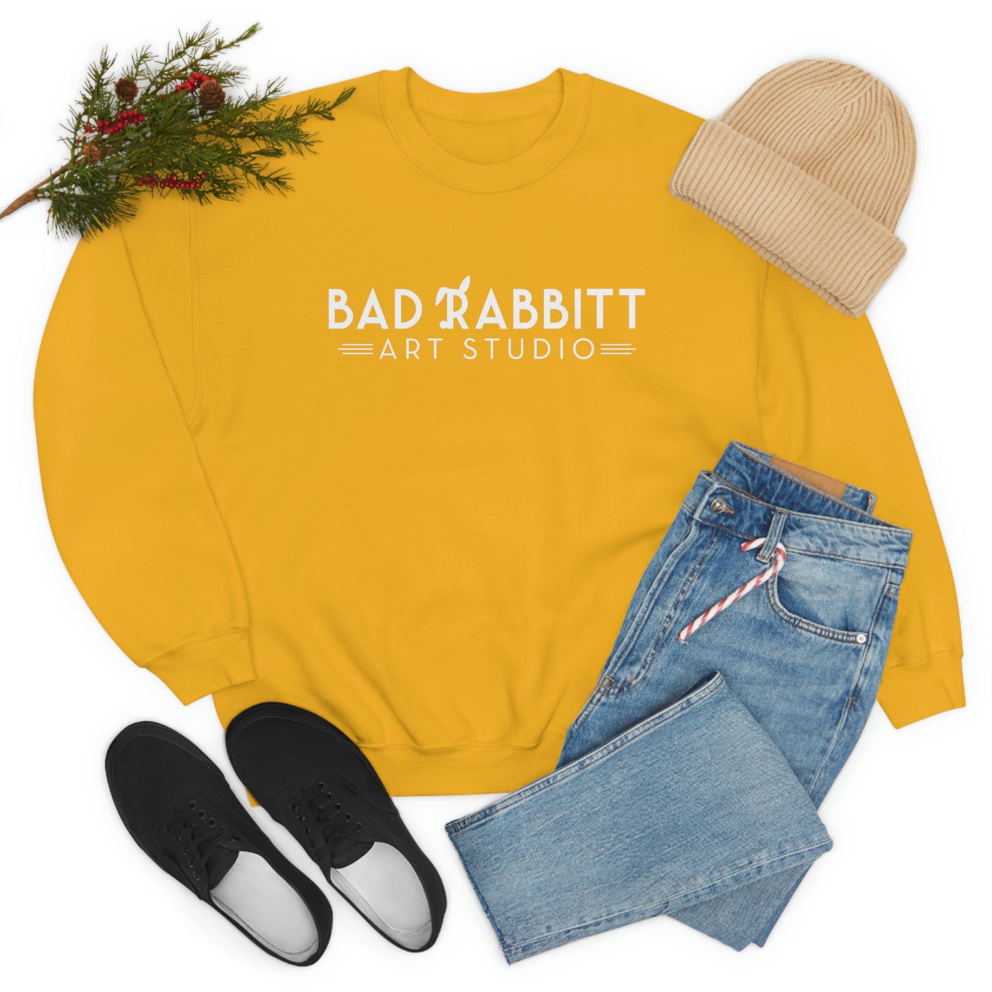 Bad Rabbitt Art Studio Unisex Heavy Blend™ Crewneck Sweatshirt