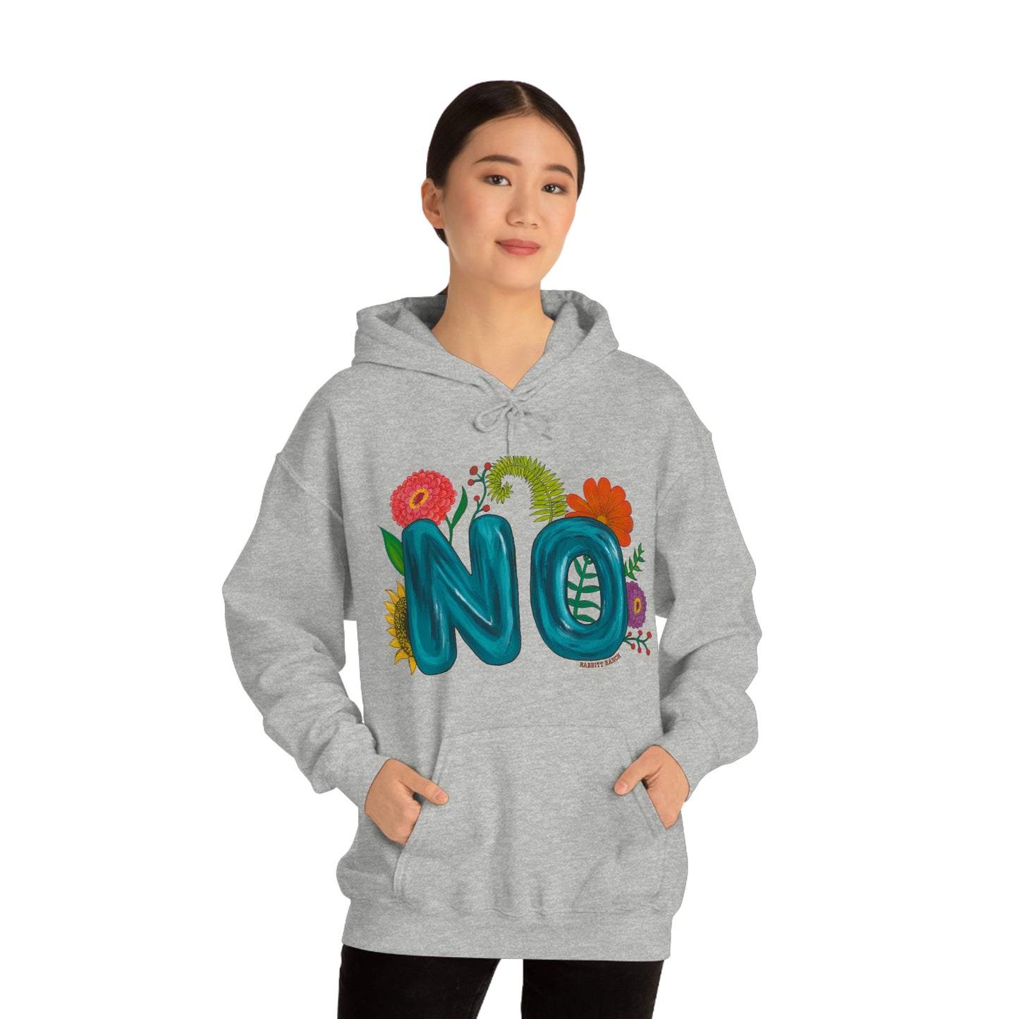 "NO" Unisex Heavy Blend™ Hooded Sweatshirt