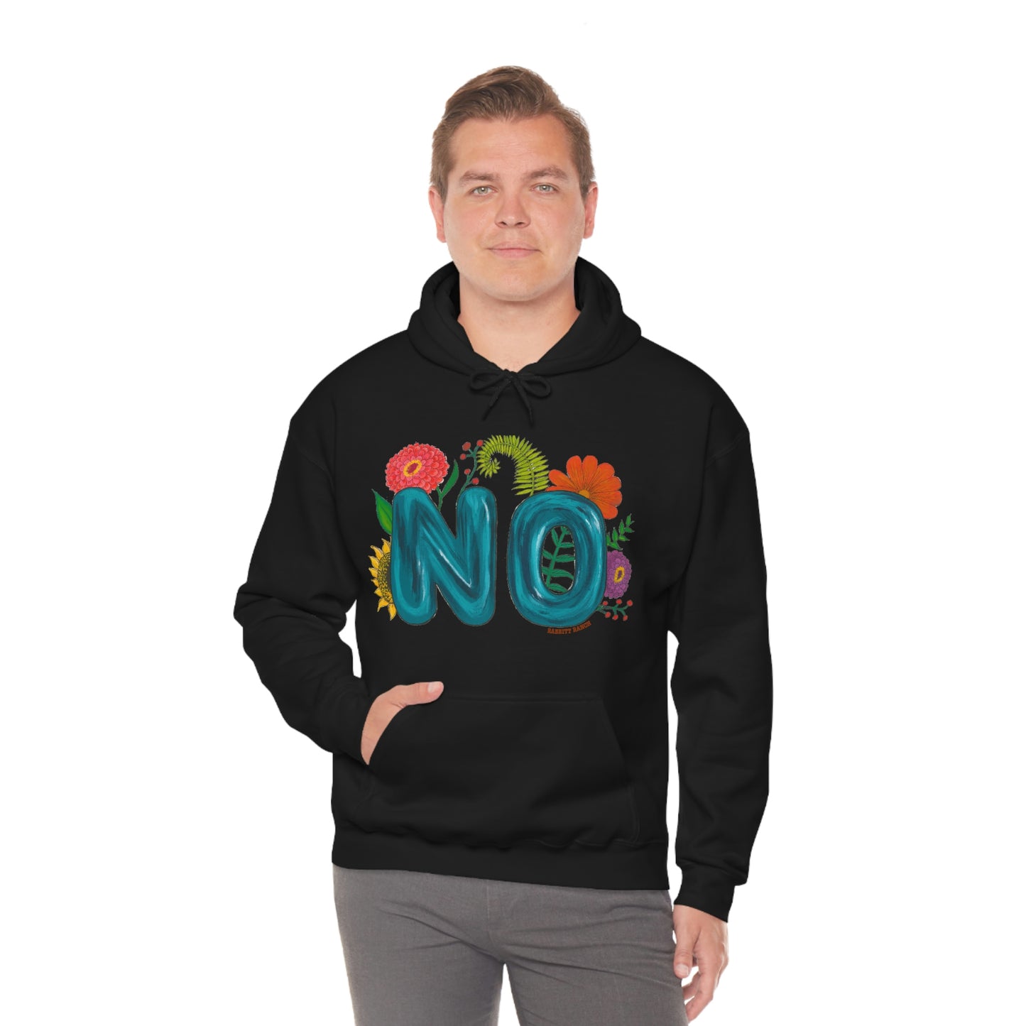 "NO" Unisex Heavy Blend™ Hooded Sweatshirt