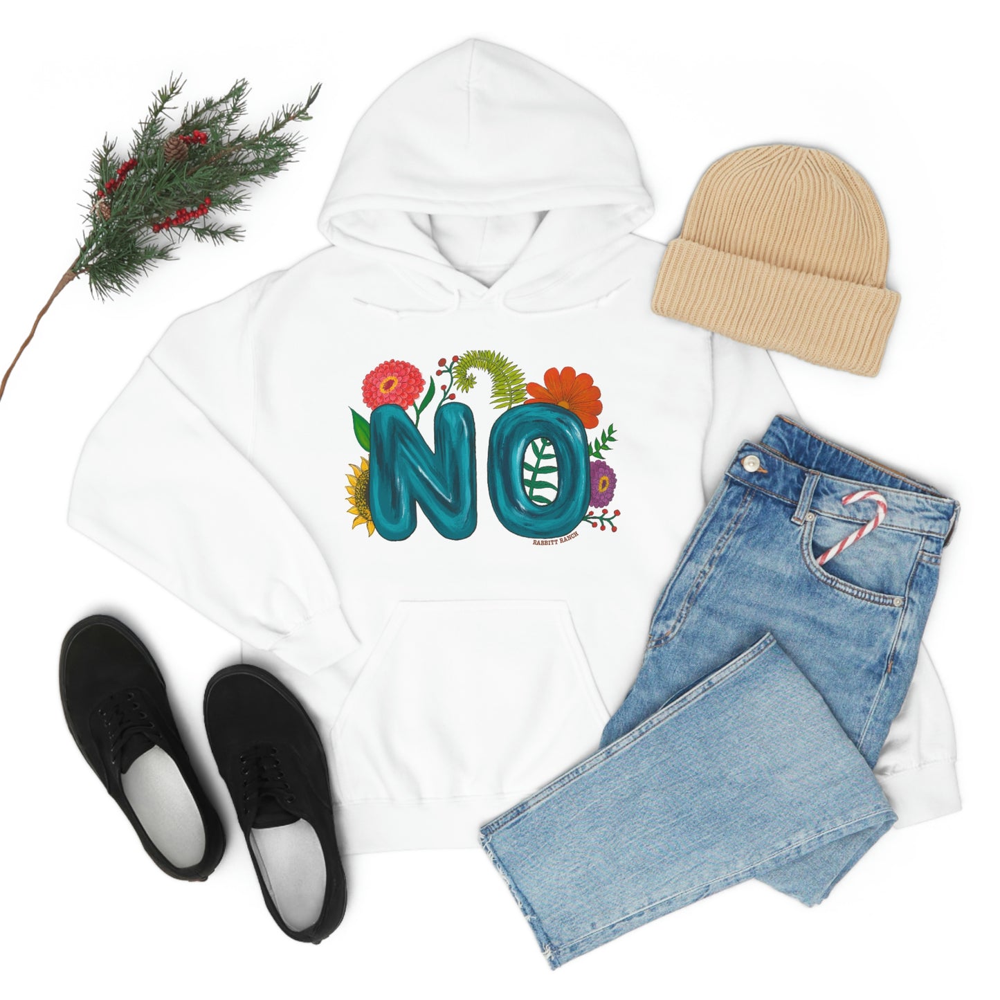 "NO" Unisex Heavy Blend™ Hooded Sweatshirt