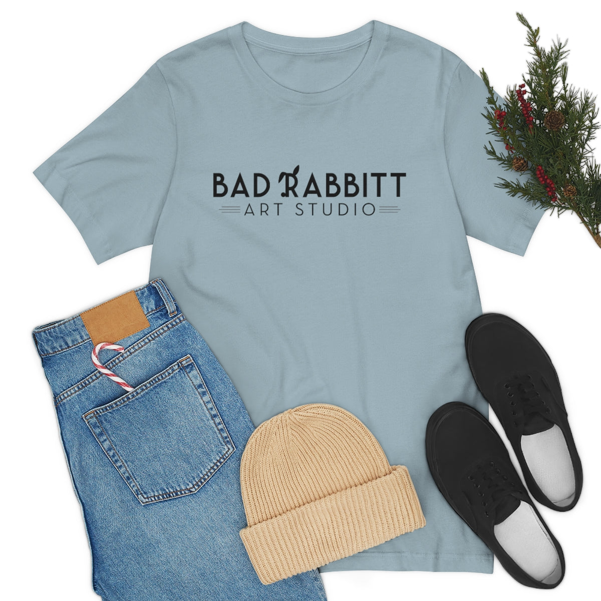 Bad Rabbitt Art Studio Unisex Jersey Short Sleeve Tee