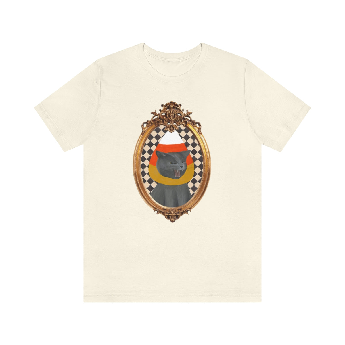 Framed Candy Corn Toni Unisex Jersey Short Sleeve Tee