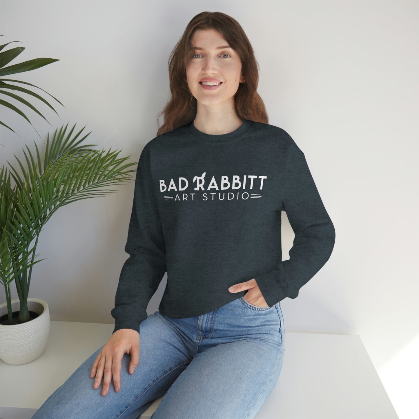 Bad Rabbitt Art Studio Unisex Heavy Blend™ Crewneck Sweatshirt