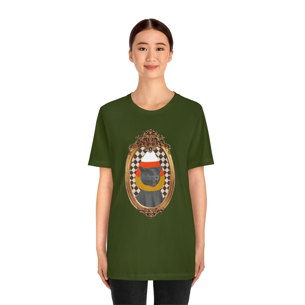 Framed Candy Corn Toni Unisex Jersey Short Sleeve Tee