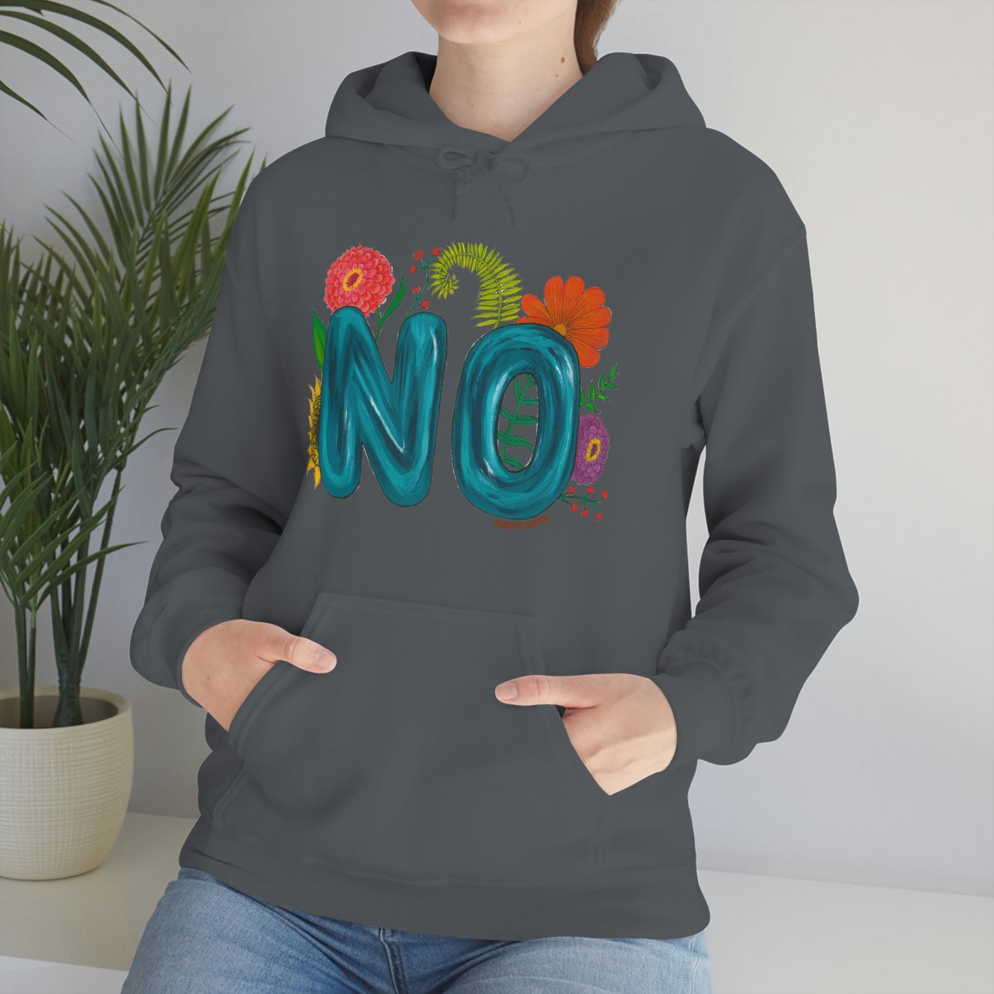 "NO" Unisex Heavy Blend™ Hooded Sweatshirt