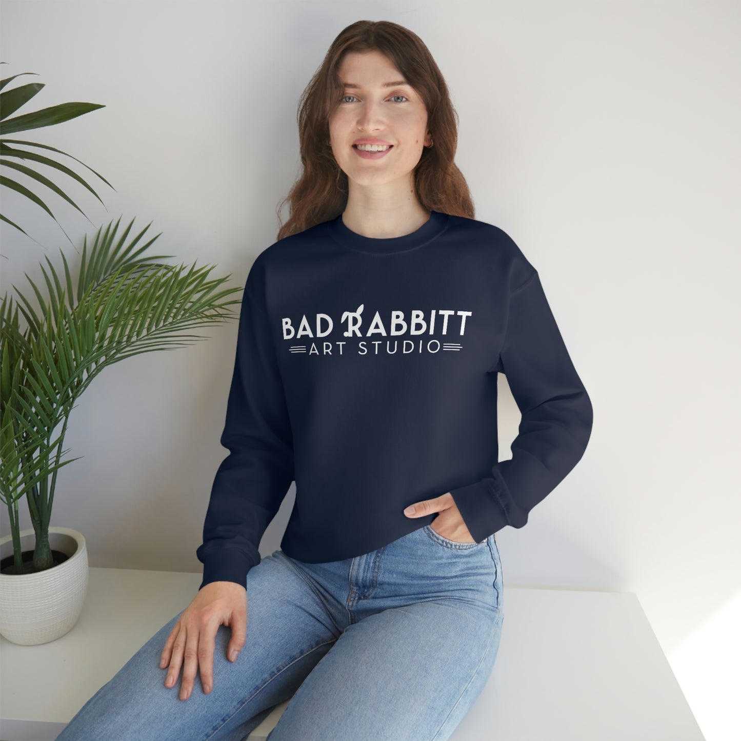 Bad Rabbitt Art Studio Unisex Heavy Blend™ Crewneck Sweatshirt