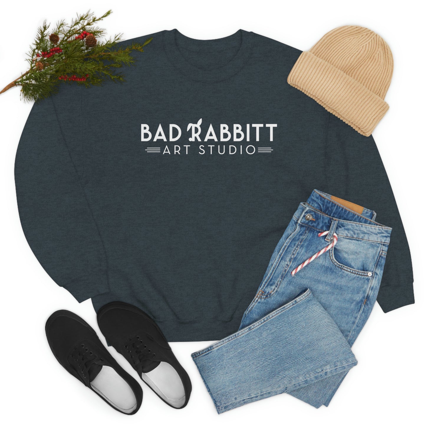 Bad Rabbitt Art Studio Unisex Heavy Blend™ Crewneck Sweatshirt