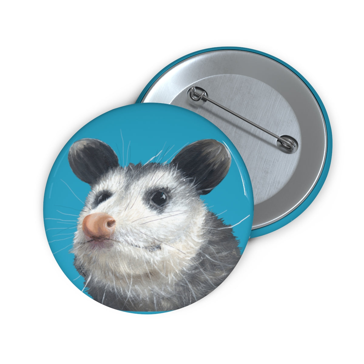 Baby Opossum Custom Pin Buttons