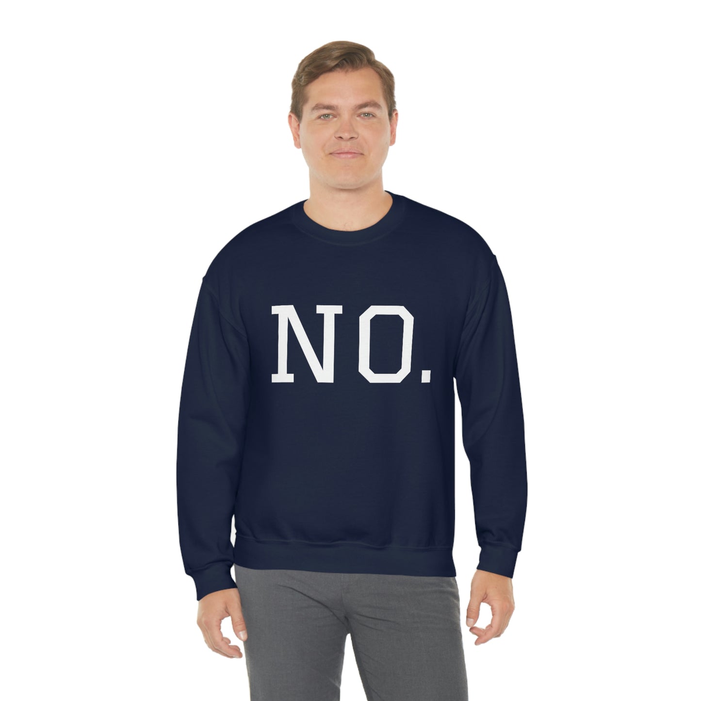 "NO" Unisex Heavy Blend™ Crewneck Sweatshirt