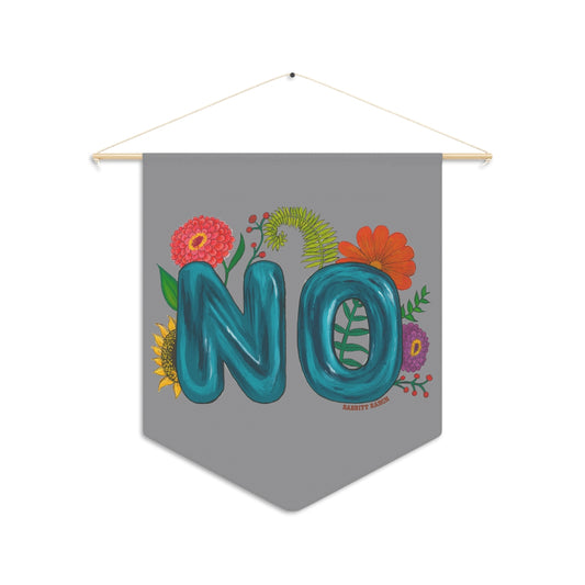 'NO" Pennant