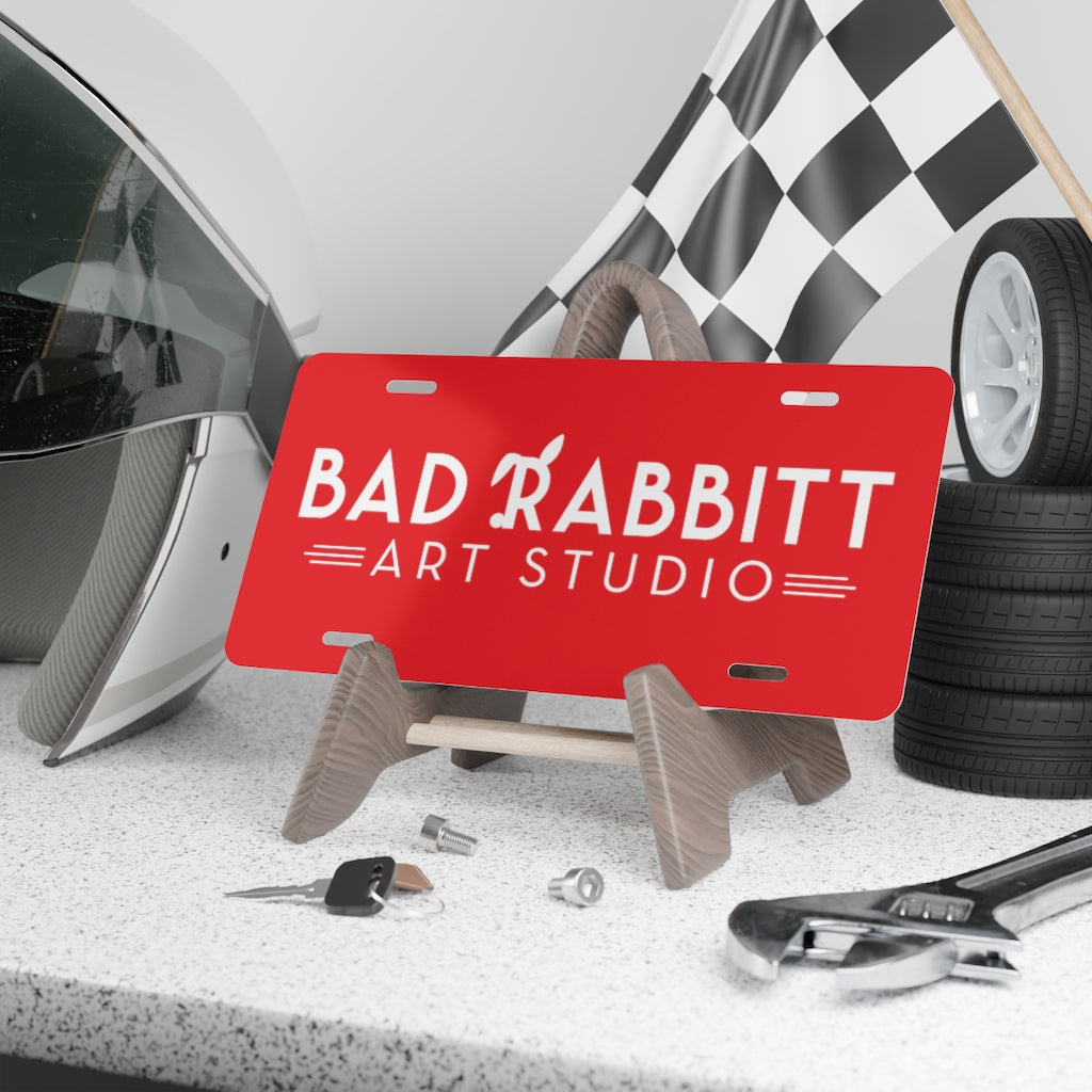 Bad Rabbitt Art Studio Vanity Plate